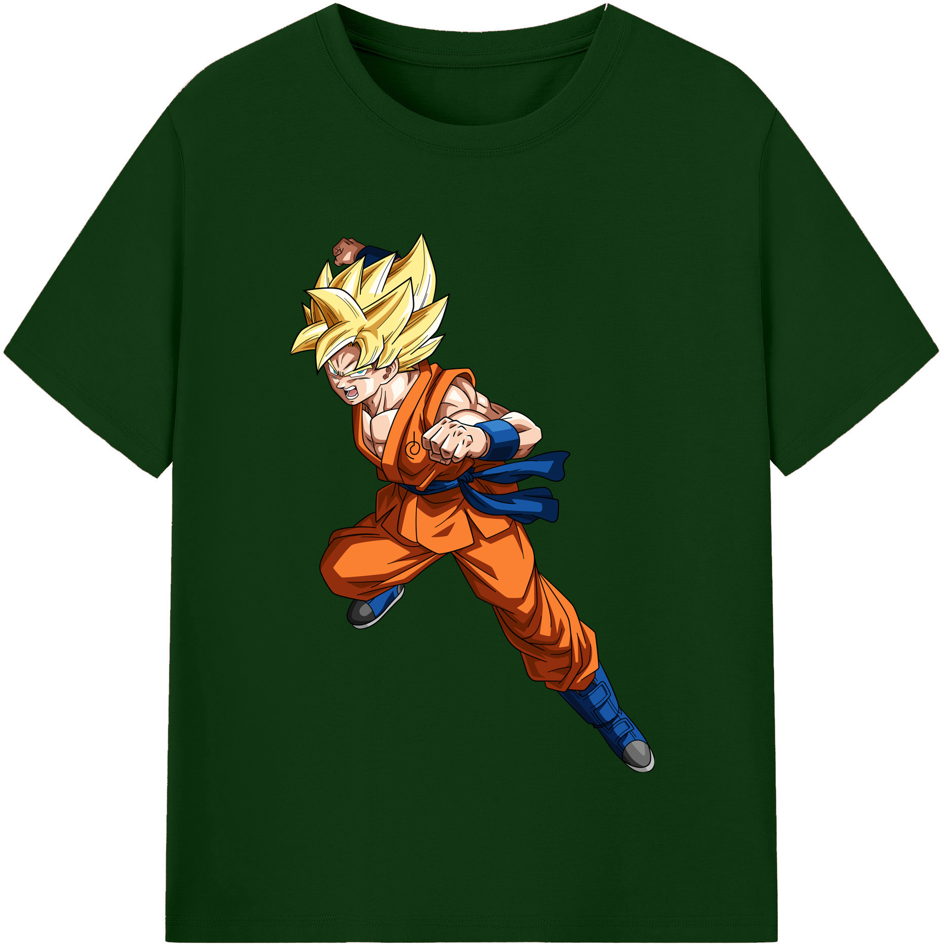 （画像用） ドラゴンボール 孫悟空（そん ごくう）Son Goku カカロット DRAGON BALL Kakarotto 綿100％半袖Tシャツ（フロントプリント）